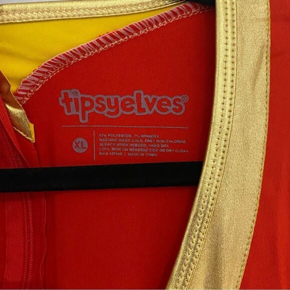 Tipsy Elves Red and Blue Star Jumpsuit - Picture 5 of 7